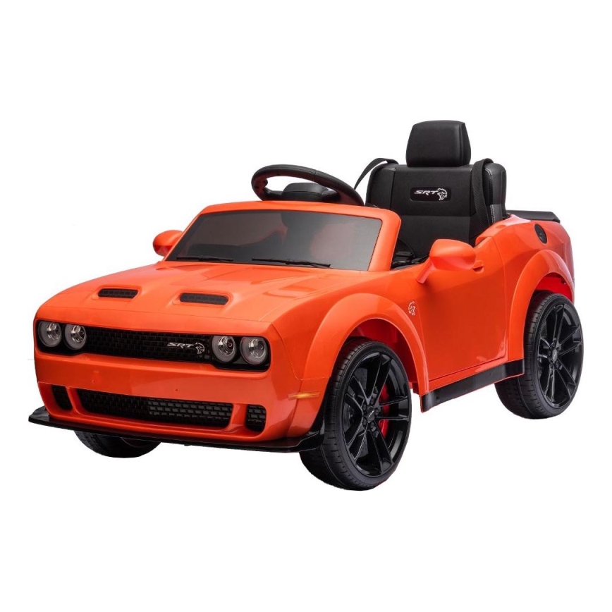 Sähköauto Dodge Challenger 50W/4500 mAh oranssi