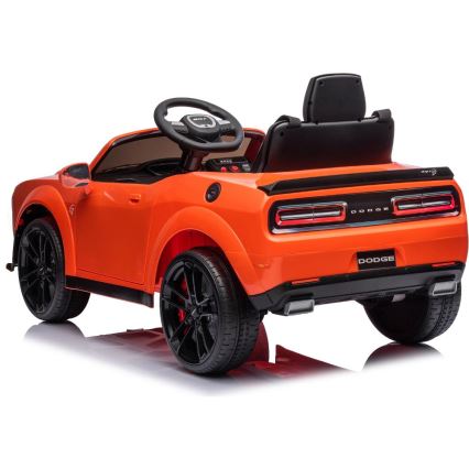 Sähköauto Dodge Challenger 50W/4500 mAh oranssi