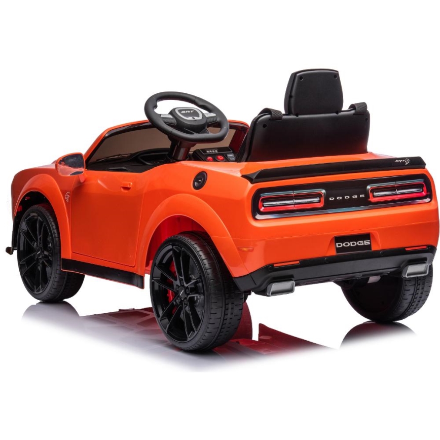 Sähköauto Dodge Challenger 50W/4500 mAh oranssi