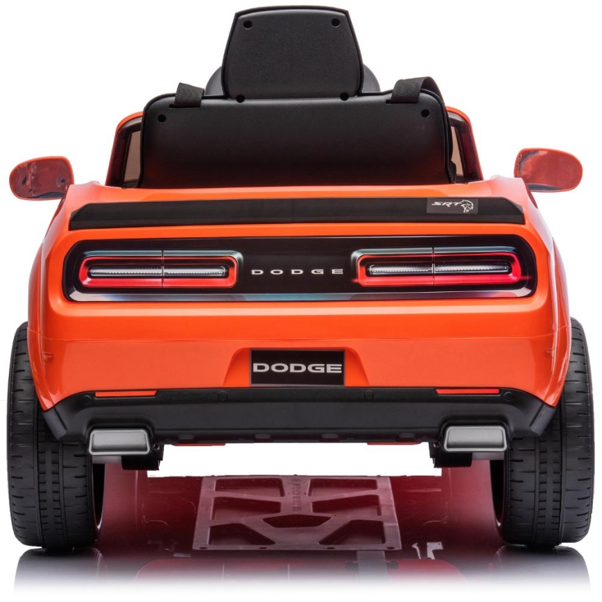 Sähköauto Dodge Challenger 50W/4500 mAh oranssi