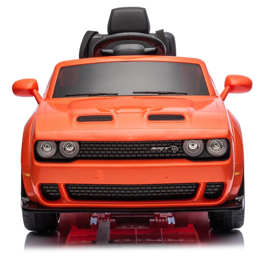Sähköauto Dodge Challenger 50W/4500 mAh oranssi