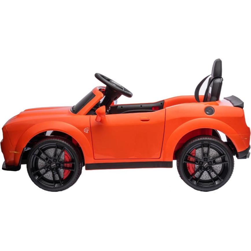 Sähköauto Dodge Challenger 50W/4500 mAh oranssi
