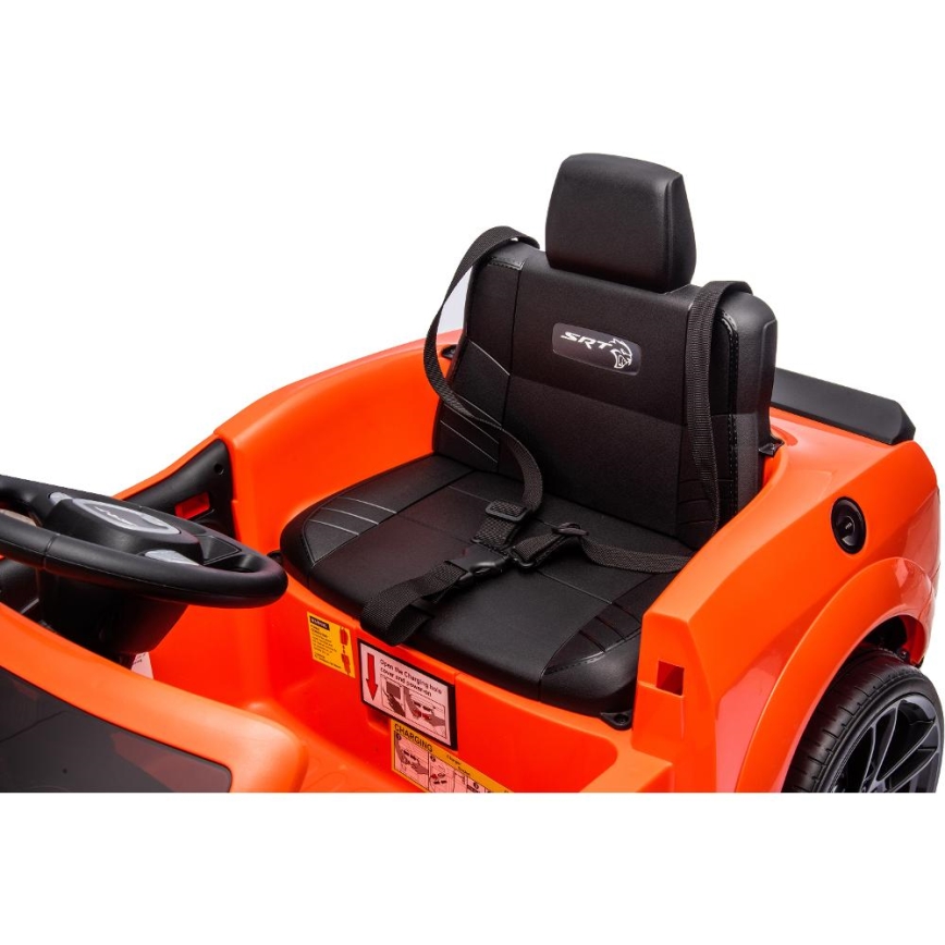 Sähköauto Dodge Challenger 50W/4500 mAh oranssi