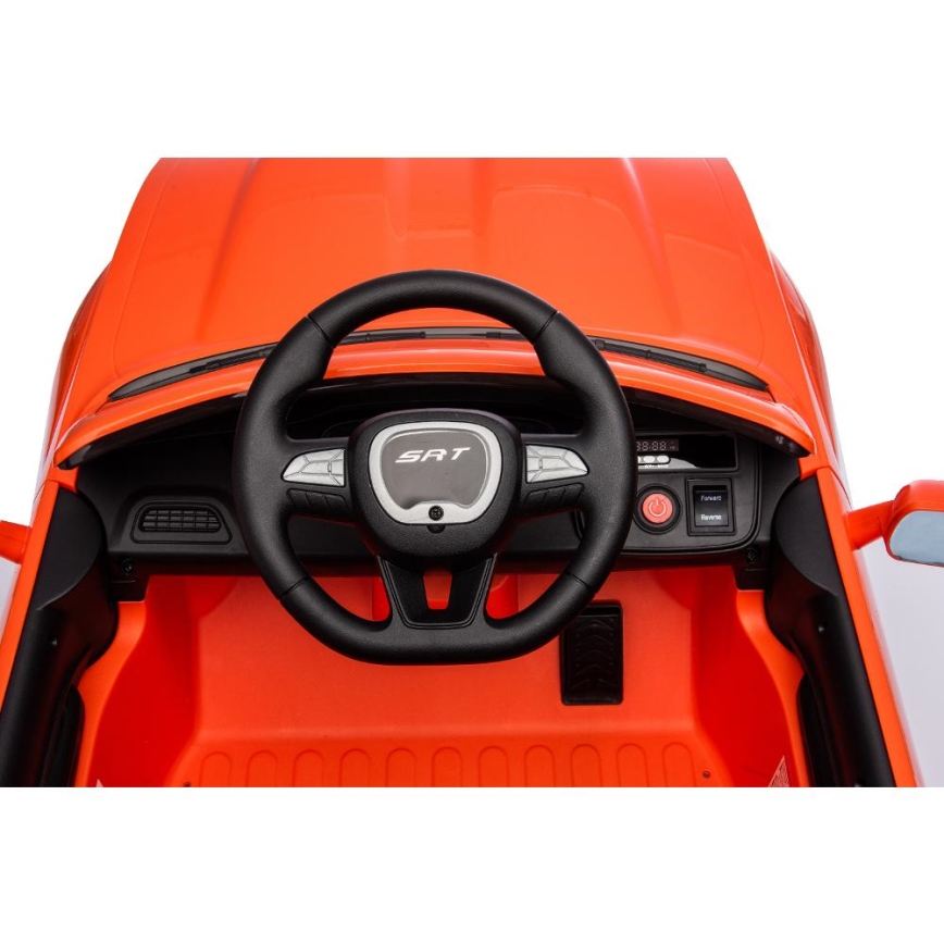 Sähköauto Dodge Challenger 50W/4500 mAh oranssi
