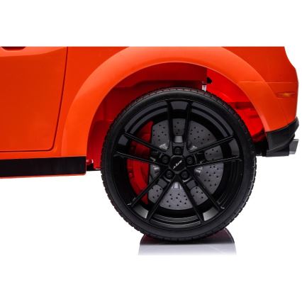 Sähköauto Dodge Challenger 50W/4500 mAh oranssi