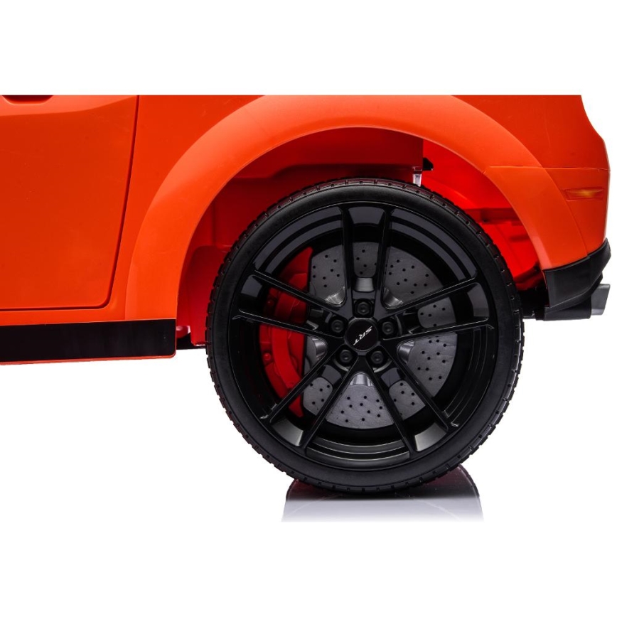 Sähköauto Dodge Challenger 50W/4500 mAh oranssi