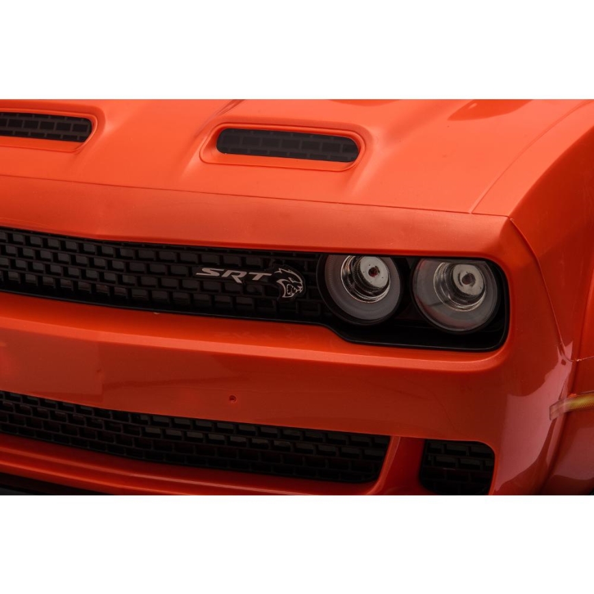 Sähköauto Dodge Challenger 50W/4500 mAh oranssi