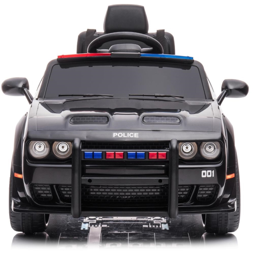 Sähköauto Dodge Challenger Poliisiauto 50W/4500 mAh  musta/valkoinen