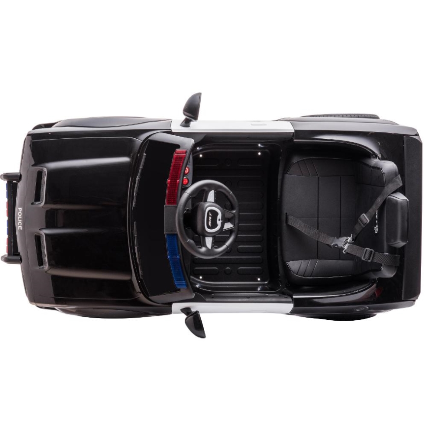Sähköauto Dodge Challenger Poliisiauto 50W/4500 mAh  musta/valkoinen
