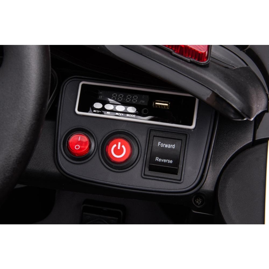 Sähköauto Dodge Challenger Poliisiauto 50W/4500 mAh  musta/valkoinen
