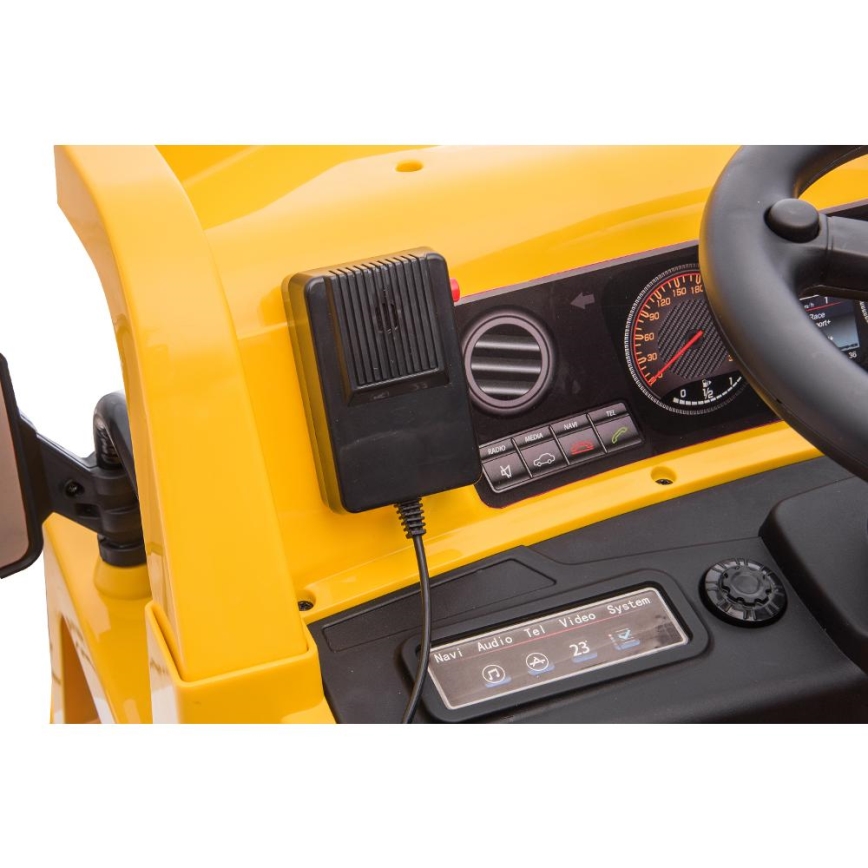Sähköauto Kuormaaja CAT 60W/4500 mAh keltainen/musta