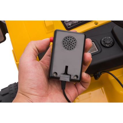 Sähköauto Kuormaaja CAT 60W/4500 mAh keltainen/musta