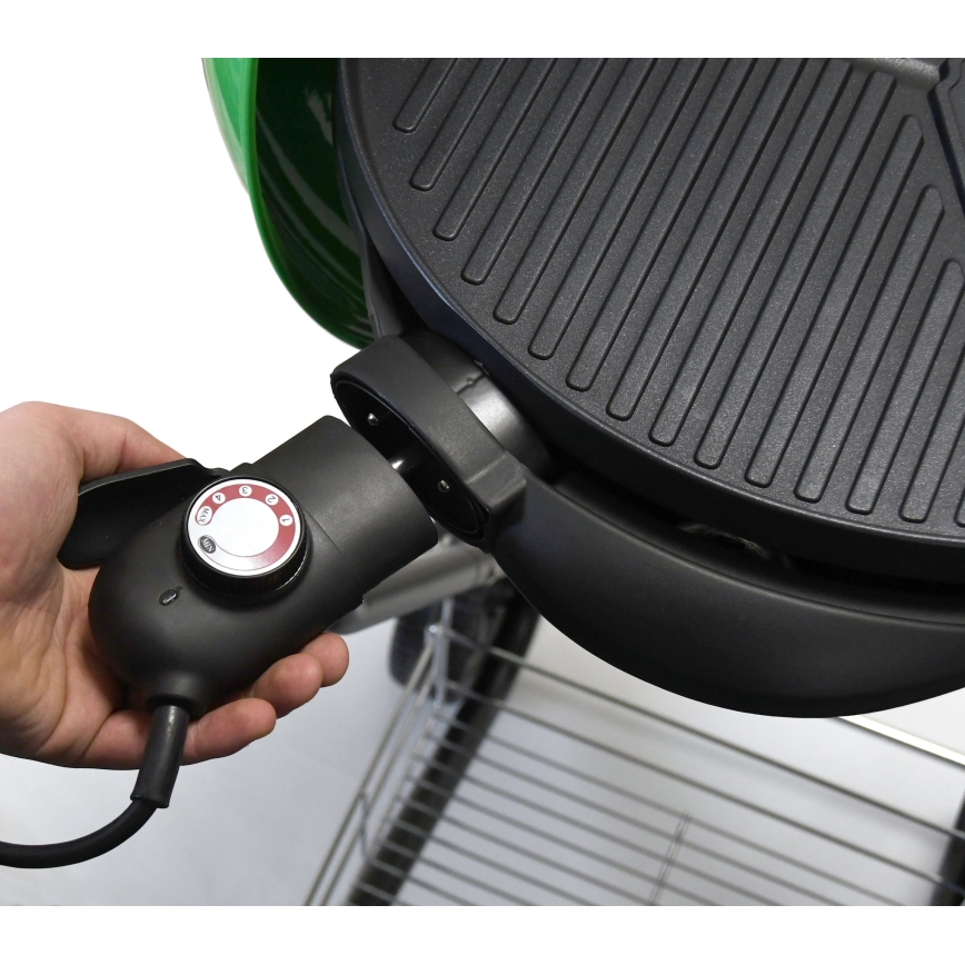 Sähkögrilli 1600W/230V musta/vihreä