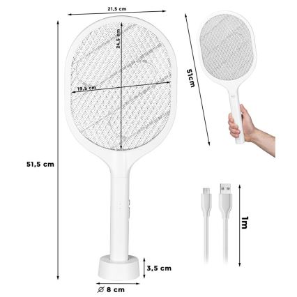 Sähköinen LED-hyönteisloukku 2in1 800 mAh/5V