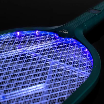 Sähköinen LED-hyönteisloukku 2in1 LCD-näytöllä 1200 mAh/5V vihreä