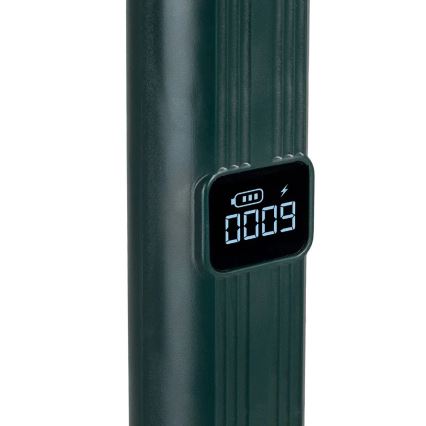 Sähköinen LED-hyönteisloukku 2in1 LCD-näytöllä 1200 mAh/5V vihreä