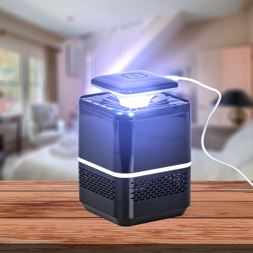 Sähköinen LED-hyönteisloukku USB/5V 40 m²