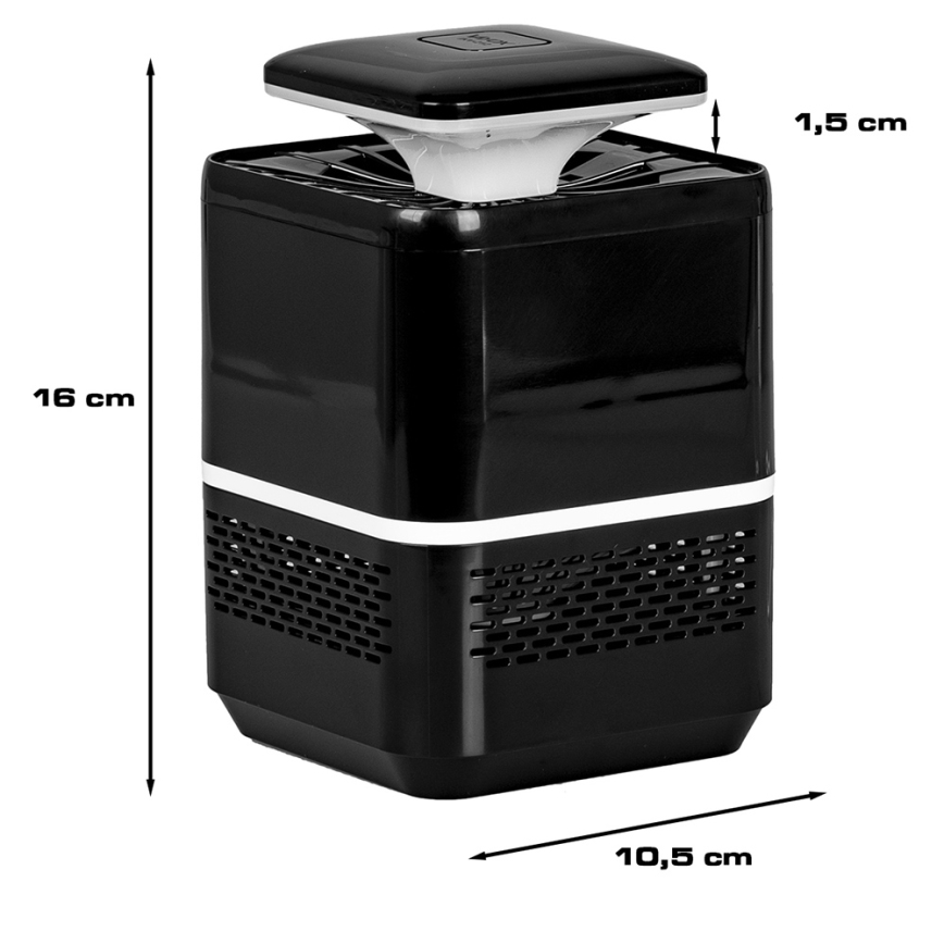 Sähköinen LED-hyönteisloukku USB/5V 40 m²