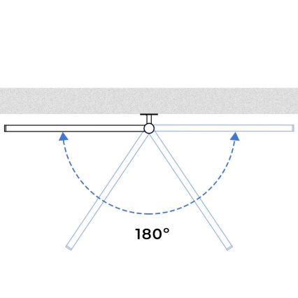 Sähköinen pyörivä pyyhekuivain termostaatilla ARABESQUE 196W/230V 81,8 cm IP44 musta