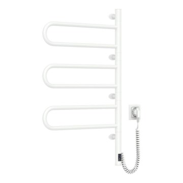 Sähköinen pyörivä pyyhekuivain termostaatilla FOUETTE 185W/230V 81,8 cm IP44 valkoinen