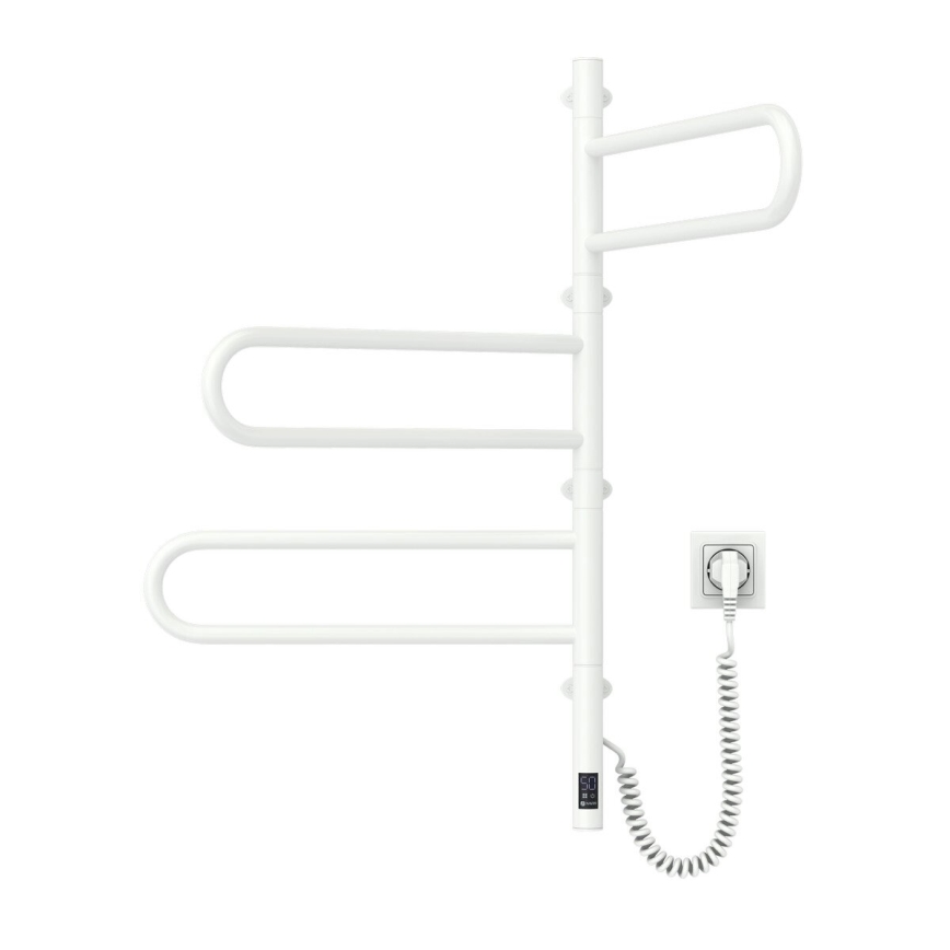 Sähköinen pyörivä pyyhekuivain termostaatilla FOUETTE 185W/230V 81,8 cm IP44 valkoinen