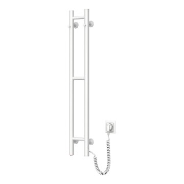 Sähköinen pyyhekuivain SILOUETTE 187W/230V 101,1 cm IP44 valkoinen oikea pyöreä