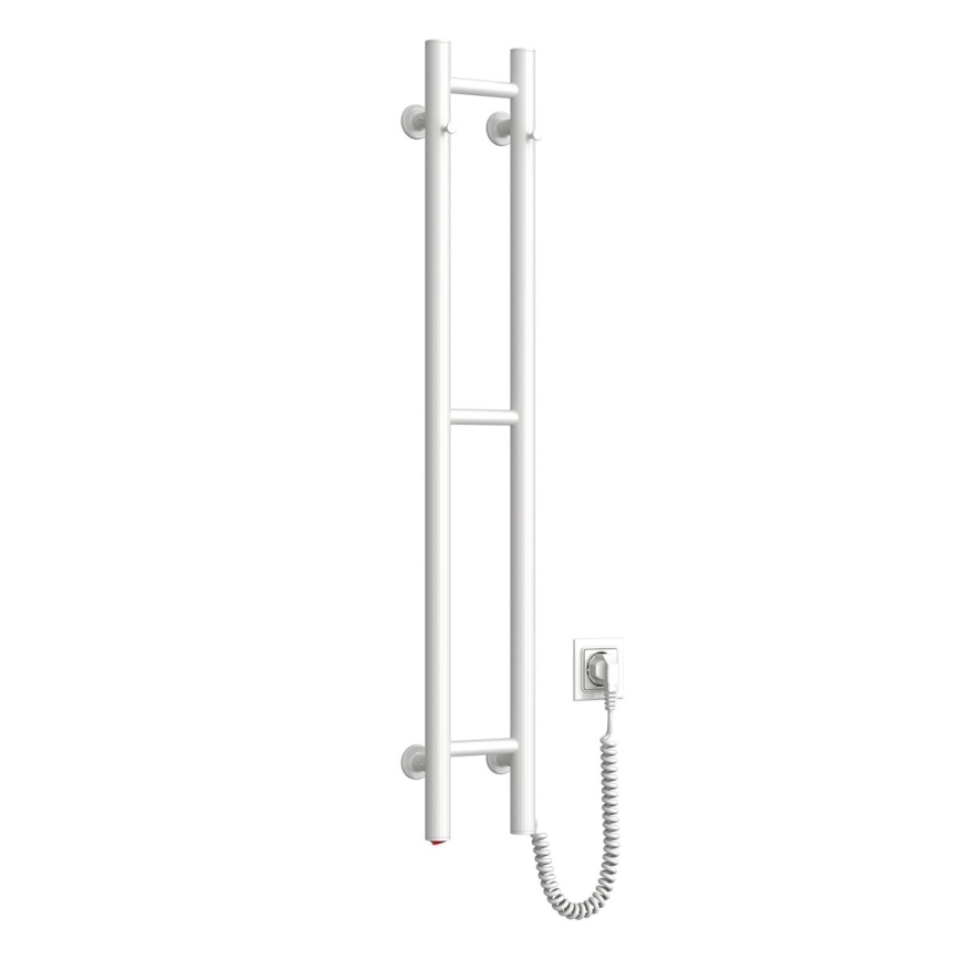 Sähköinen pyyhekuivain SILOUETTE 187W/230V 101,1 cm IP44 valkoinen oikea pyöreä