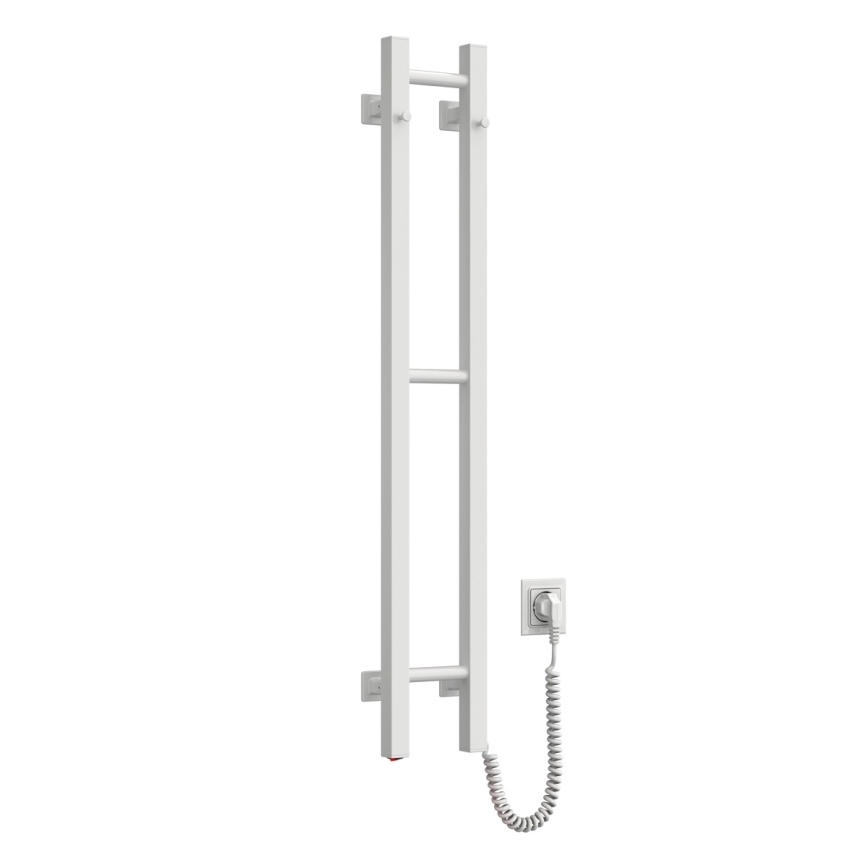 Sähköinen pyyhekuivain SILOUETTE 187W/230V 101,1 cm IP44 valkoinen oikeanpuoleinen kulmikas