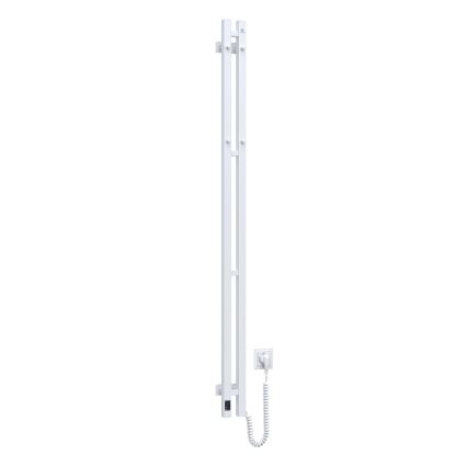 Sähköinen pyyhekuivain termostaatilla SILOUETTE 200W/230V 150,6 cm IP44 valkoinen oikeanpuoleinen