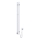 Sähköinen pyyhekuivain termostaatilla SILOUETTE 187W/230V 120,6 cm IP44 valkoinen oikea kulmikas