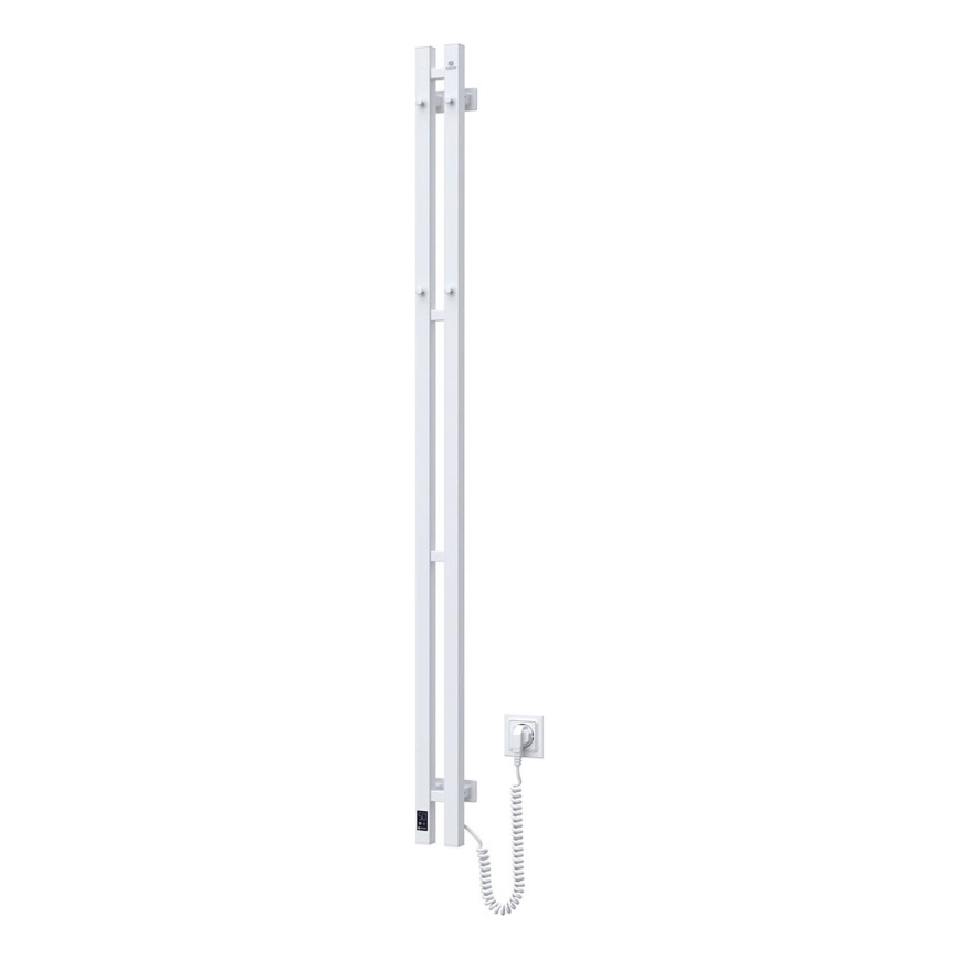 Sähköinen pyyhekuivain termostaatilla SILOUETTE 200W/230V 150,6 cm IP44 valkoinen oikeanpuoleinen