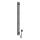 Sähköinen pyyhekuivain termostaatilla SILOUETTE 200W/230V 150,6cm IP44 musta oikea
