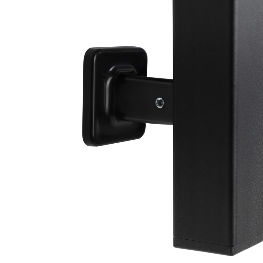 Sähköinen pyyhekuivain termostaatilla SILOUETTE 200W/230V 150,6cm IP44 musta oikea