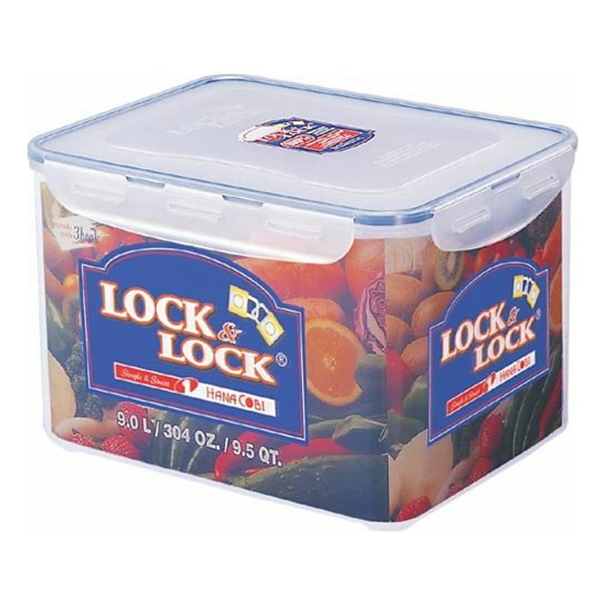 Säilytysrasia elintarvikkeille 9 l LOCK, sininen