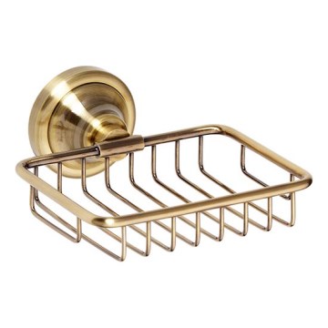 Saippuakuppi 14 x 6,5 cm, pronssinvärinen