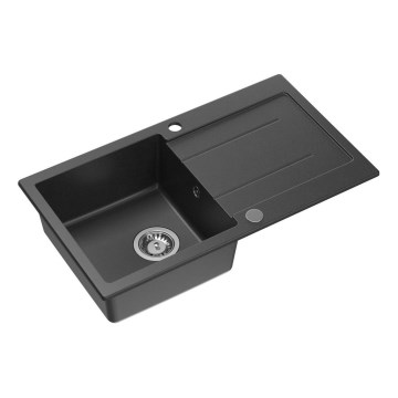 Samona - Keittiöallas SAMONA 77x44 cm graniitti/musta