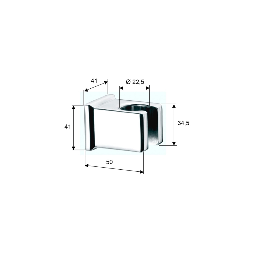 Sapho - Angular fixed shower pidin/matta musta