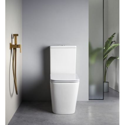 Sapho - Bidet-sekoitin suihkusuuttimella piilotettuun asennukseen CUBEMIX mattakulta