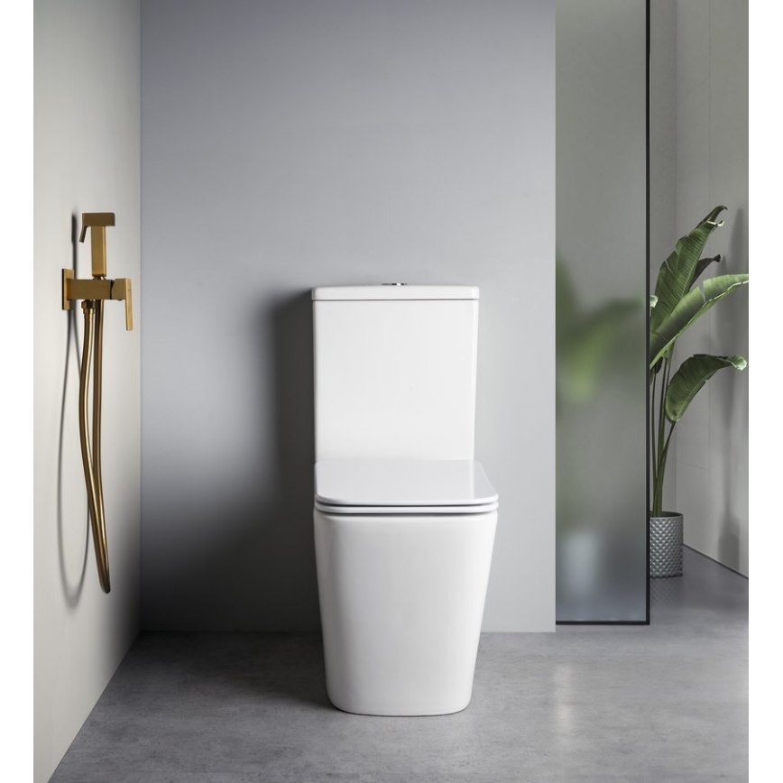 Sapho - Bidet-sekoitin suihkusuuttimella piilotettuun asennukseen CUBEMIX mattakulta