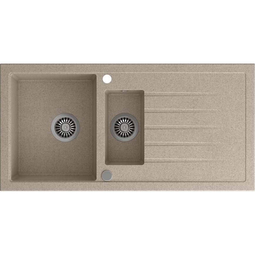 Sapho - Keittiöallas 100x50 cm graniitti/beige