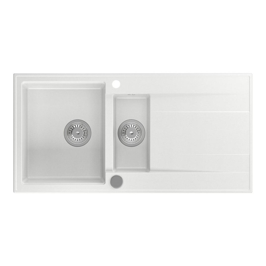 Sapho - Keittiöallas 100x50 cm graniitti/valkoinen