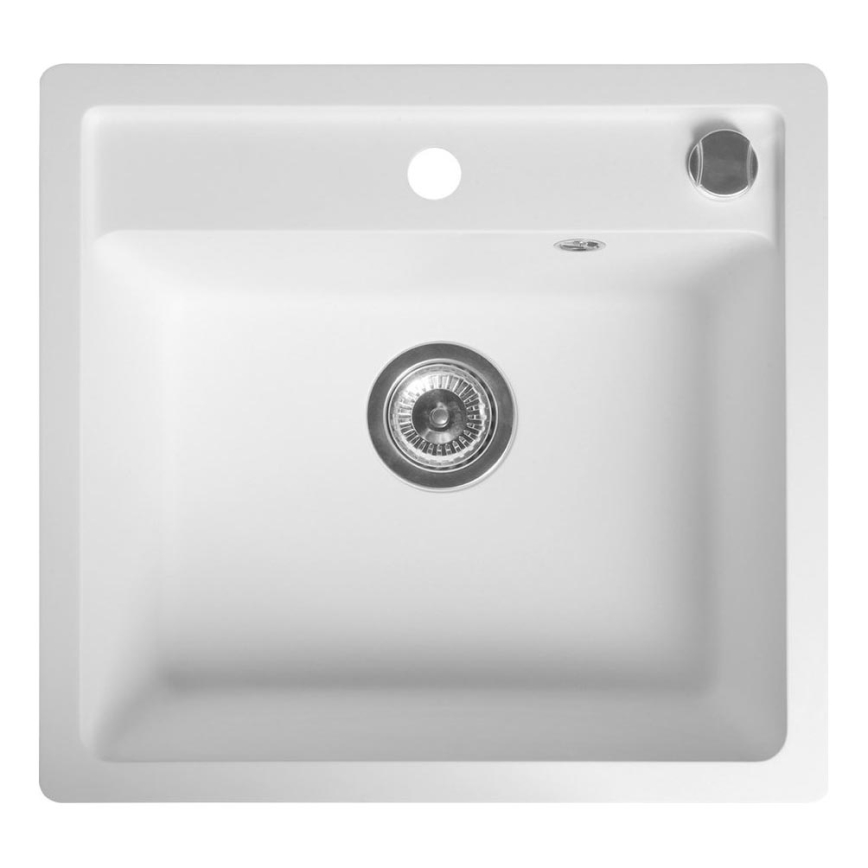 Sapho - Keittiöallas 53x50 cm graniitti/valkoinen