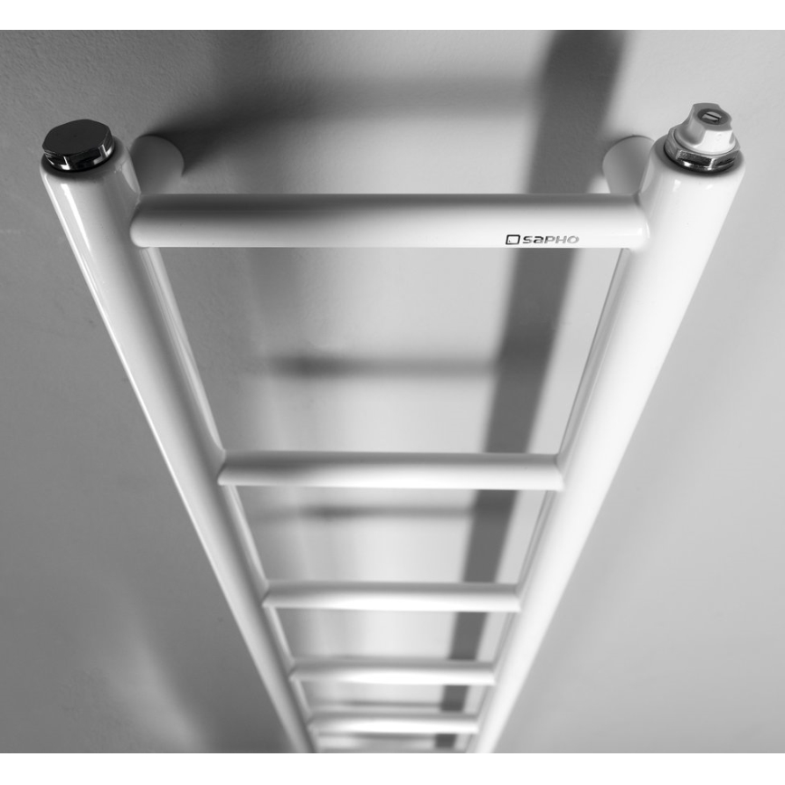 Sapho - Kylpyhuoneen pyyhekuivain DINA 282W 25x168 cm valkoinen