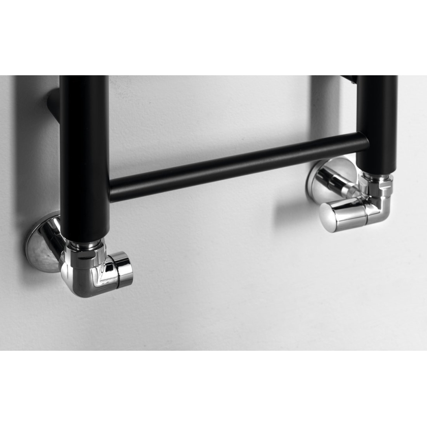 Sapho - Kylpyhuoneen pyyhekuivain DINA 335 W 30 x 174 cm mattamusta