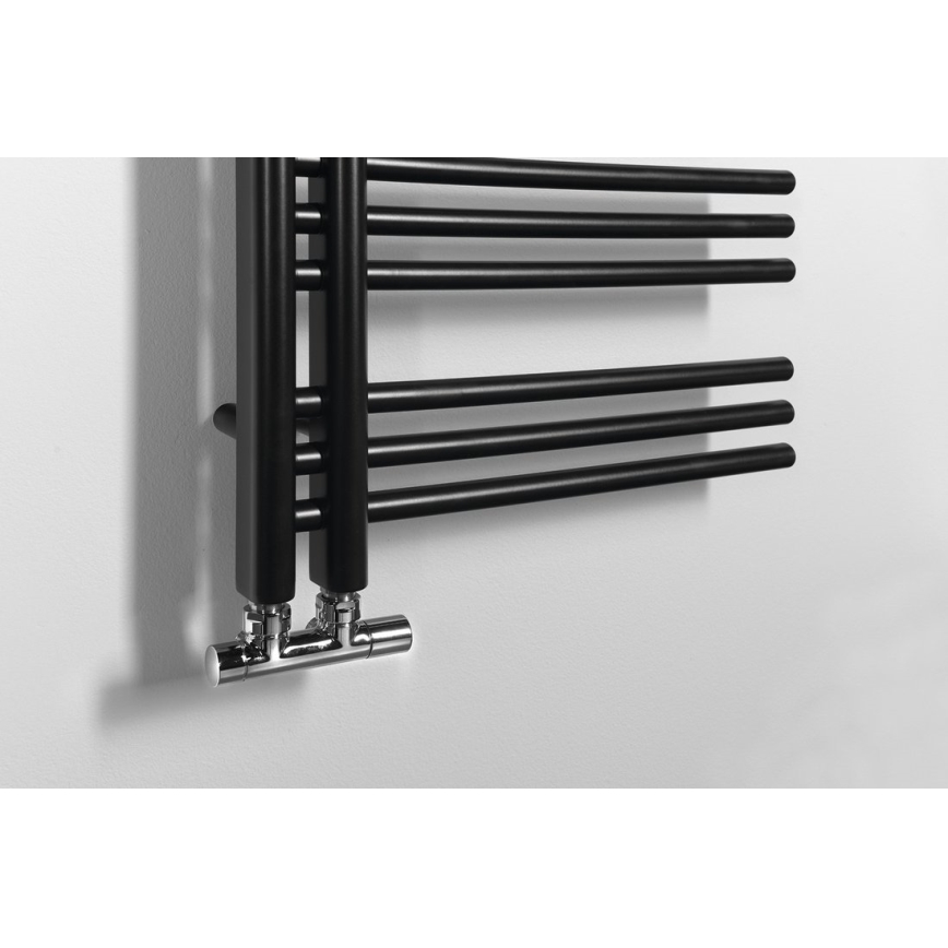 Sapho - Kylpyhuoneen pyyhekuivain DORLION 400W/230V 50x120 cm mattamusta