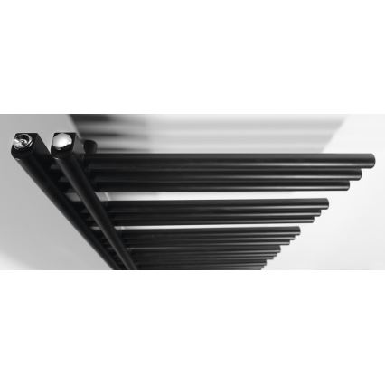 Sapho - Kylpyhuoneen pyyhekuivain DORLION 400W/230V 50x120 cm mattamusta