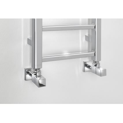 Sapho - Kylpyhuoneen pyyhekuivain METRO LIGHT 211W/230V 30x114 cm kiiltävä kromi