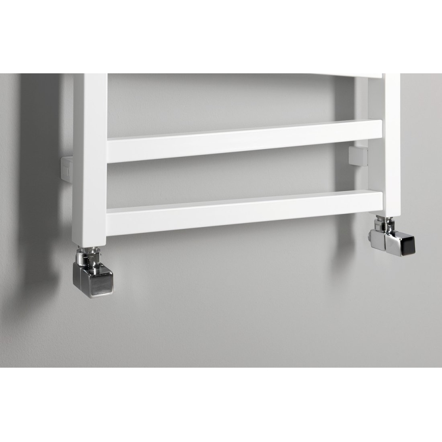 Sapho - Kylpyhuoneen pyyhekuivain ZIG 406W/230V 50x110 cm valkoinen