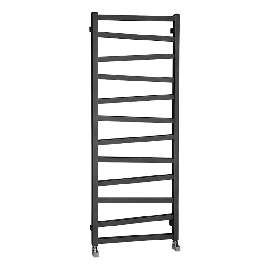 Sapho - Kylpyhuoneen pyyhekuivain ZIG 490W/230V 50x133 cm antrasiitti