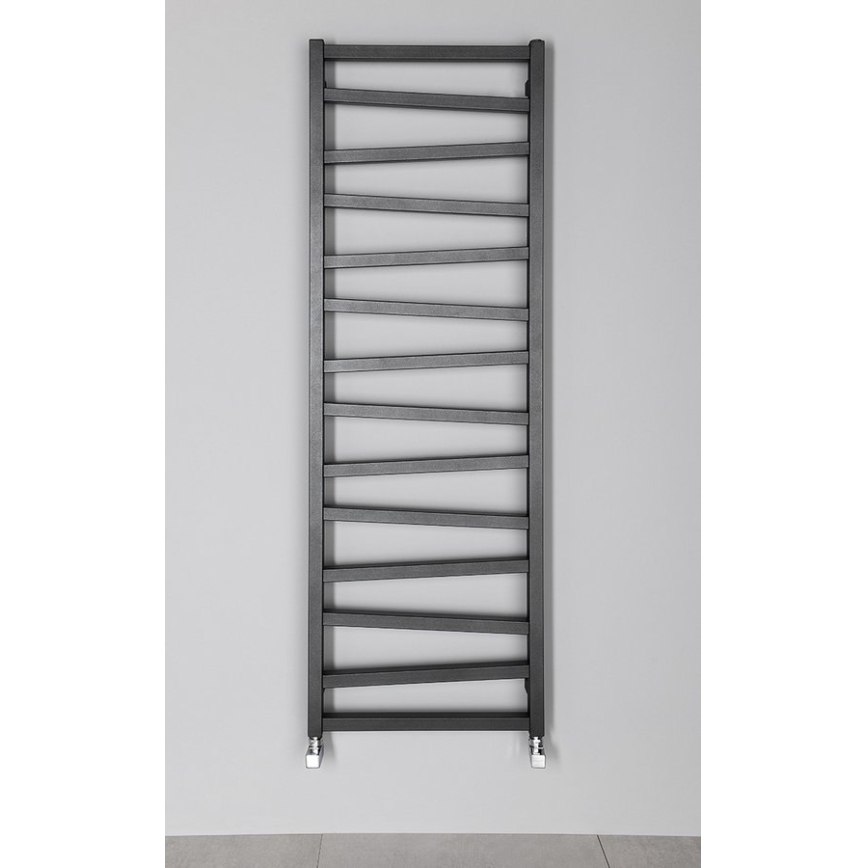 Sapho - Kylpyhuoneen pyyhekuivain ZIG 582W/230V 50x157 cm antrasiitti